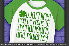 Shenanigans and Malarkey SVG - Kids St. Patricks Day - 1074 Product Image 3