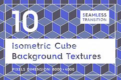 10 Isometric 3D Cubes Backgrounds Product Image 1