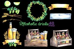 Alcoholic drinks cliparts Product Image 3