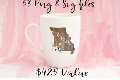 50 States Rustic Blank Files For Sublimation Product Image 4