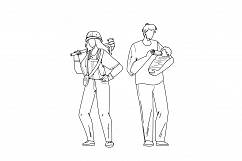 Gender Equality Relationship Man And Woman Vector Product Image 1
