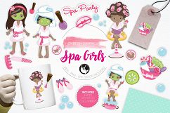 Spa Girls graphics and illustrations Product Image 1