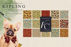 French Bulldog Clipart Pattern tiles Product Image 6
