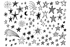 Hand drawn stars + frames Product Image 2