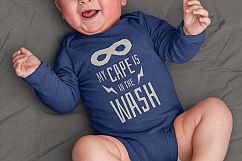 Instant photorealistic baby onesie mockup Product Image 6