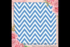 100 Seamless White Chevron Pattern Digital Papers Product Image 2