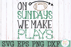 Football Bundle SVG DXF EPS PNG  Product Image 4