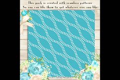 100 Seamless Wave Dot Pattern Digital Papers 12 x 12 inch Product Image 2