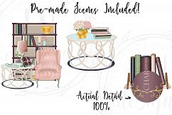 Book Lover Clipart, Back To School Graphics, Books Clipart Product Image 9
