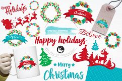 Happy Holidays  graphics and illustrations Product Image 1