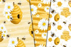 Bee digital paper Product Image 2