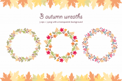 Autumn woodland. Vector animals and plants. Product Image 5