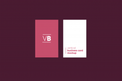 Vertical Business Card Mockup Product Image 4