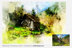 Watercolor Photoshop Action Product Image 11