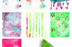 Watercolor Textures Kit - Christmas Product Image 6
