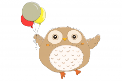 Cutie Pie Owls | Clip art illustrations PNG/JPEG | 5 images Product Image 5