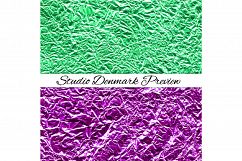 Colorful Foil Digital Paper - Bright Colored Foil Metallic Product Image 2