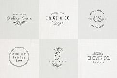 Premade Logo bundle laurel feminine templates Product Image 7