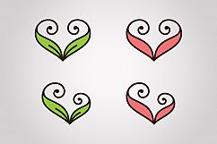 heart leaf SVG Product Image 1