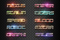 Chrome Light Text Effect Product Image 4