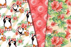 Beach penguins pattern Product Image 6
