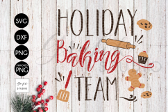 Holiday Baking Team CHRISTMAS SVG for Cricut Product Image 2