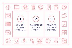 Line Icons - Photography Product Image 2