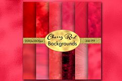 Cherry Red Backgrounds - 12 Image Set Product Image 1