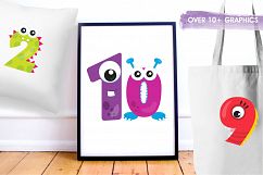 Monster Numbers graphics and illustrations Product Image 5