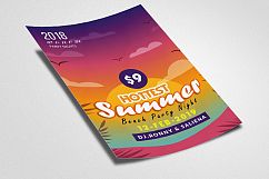 Summer Beach Party Flyer Product Image 2