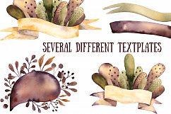 Mysterious Paisley Plants - Watercolor Clip Art Set Product Image 4