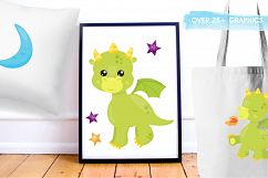 Dragon graphics and illustrations Product Image 2
