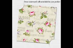 14 Vintage Romantic France Flower Digital Papers Product Image 8