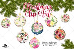 Christmas Clip Art - Christmas balls Product Image 1