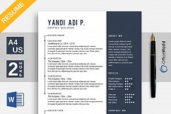 Flipped Resume / CV Product Image 1