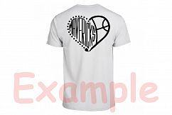 Mavericks Sport Heart SVG School Spirit football 980s Product Image 4