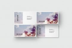 Business card template with flowers Product Image 3