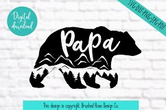 bear svg, papa bear svg, svg files sayings,cricut, clipart Product Image 2