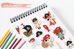 Pirate animals graphics and illustrations Product Image 3