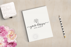 Feminine Styled Stock Desktop Mockup Product Image 1