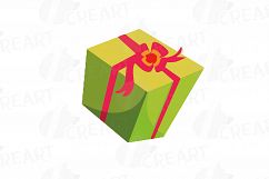 Christmas Elements watercolor clip art, Printable PNG files Product Image 14