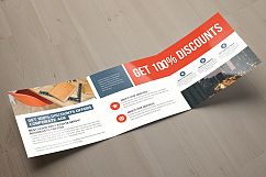 Business Solution Square Trifold Brochure Product Image 4