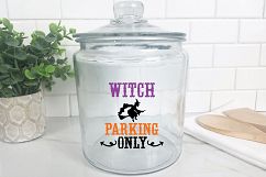 Witch Parking Only SVG Cut File - Halloween SVG DXF EPS PNG Product Image 4