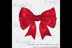 56 Red Bows and Ribbons Clip Arts PNG Transparent Product Image 6