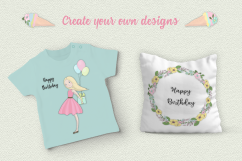 Happy Birthday Illustration Set Product Image 5