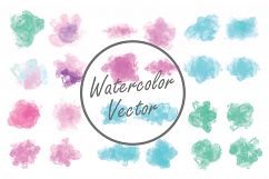 hand painted watercolor vector templates Product Image 1
