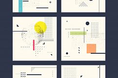 Set of geometric backgrounds Product Image 6
