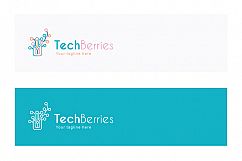Tech Berries - Electronic Chip Plant Technical Stock Logo Template Product Image 2