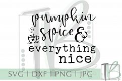 Pumpkin Spice and Everything Nice SVG Product Image 2