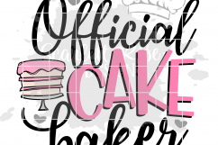 Official Cake Baker - Tester SVG Product Image 3